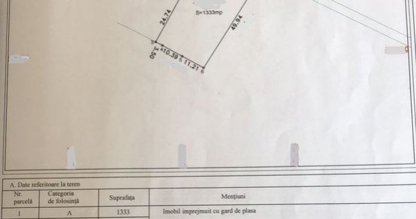 Teren Kamsas Intravilan