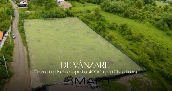 Teren intravilan 4000mp Cisnadioara str. Ciresilor