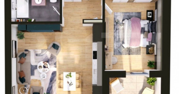 Apartament de vanzare, 2 camere, 54 mp, zona Torontalului