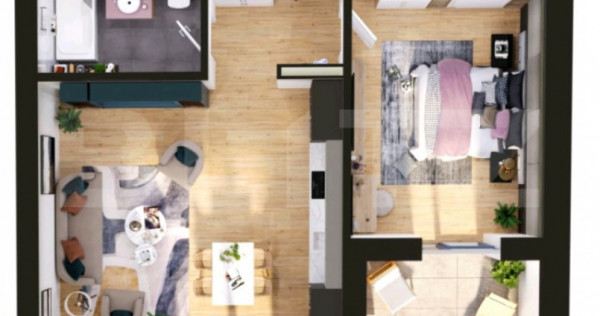 Comision 0 | Apartament de vanzare, 2 camere, 54 mp, zona