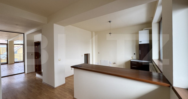Penthouse pe 2 etaje la casă, 144 mp utili cu 113 mp teras?