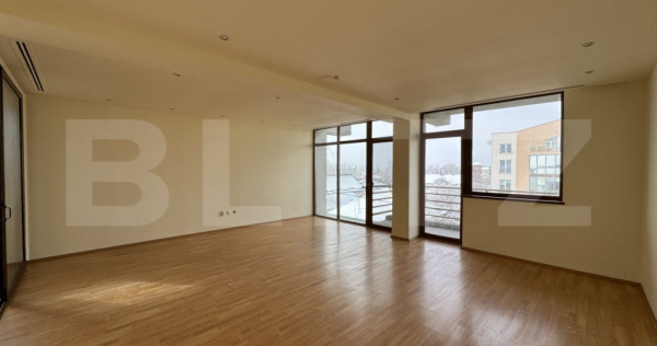 Penthouse pe 2 etaje la casă, 144 mp utili cu 113 mp teras?