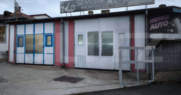 Service auto, spalatorie, service roti si magazin, cu echipa