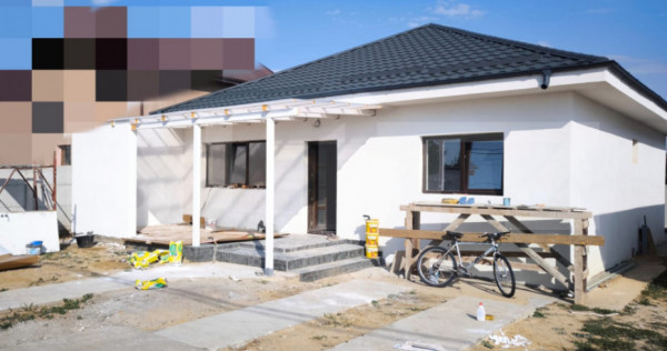 Casa parter la cheie 96 mp utili, 4 camere si 300 mp teren,