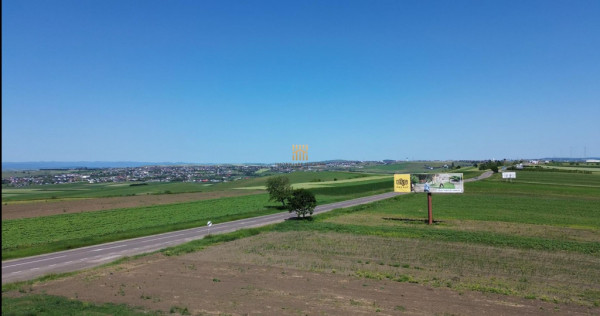 Teren Intravilan 36977 mp – E 85 – Intrare in Municip...