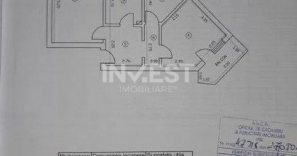 Apartament 2 camere decomandat - etaj intermediar - Baza 3