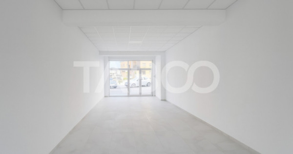 Spatiu comercial de inchiriat 65 mp vad excelent Selimbar Si