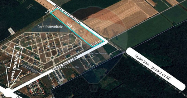 Teren pentru constructii 9.9 ha/locatie strategica,