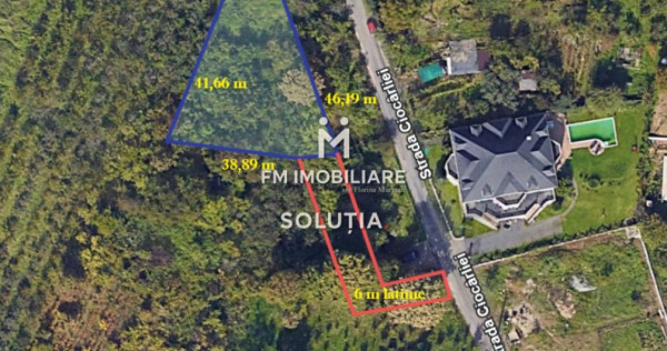 Teren intravilan 10 ari, zona Grigore Ureche, PUZ!