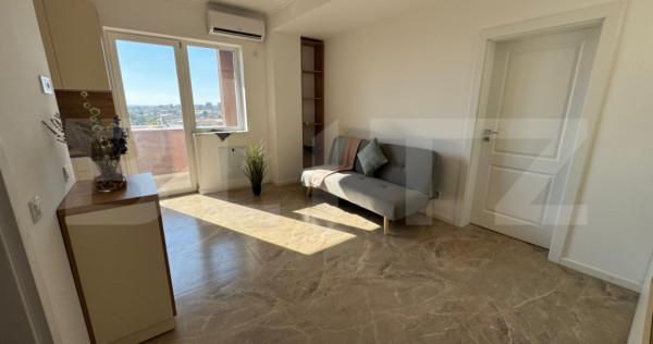 Apartament tip studio, prima inchiriere, bloc nou, cartierul