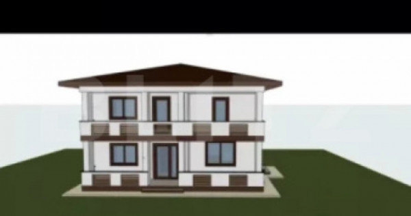 Proiect Casă + garaj &icirc;n construcție &ndash; teren 553 mp, Hol