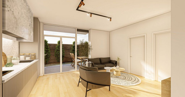 Unic &icirc;n complexul ARED &ndash; Apartament cu grădină proprie