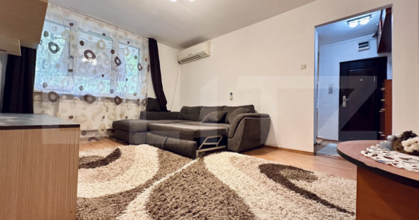 Apartament 2 camere, mobilat și utilat, tip Q, bloc izolat