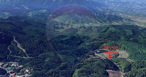 Teren de vis la poarta statiunii turistice Poiana Brașov...