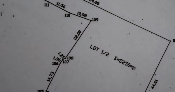 Teren zona Lacul Dulce 2200 mp