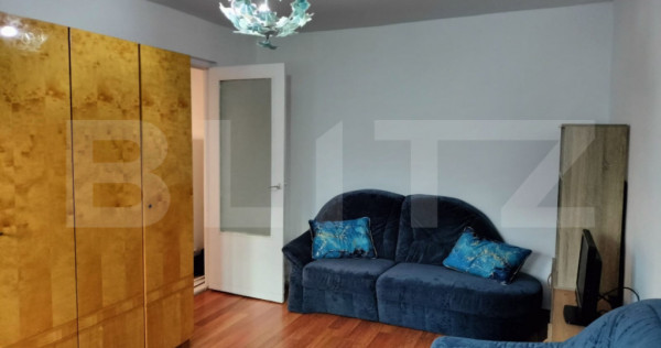 Apartament de inchiriat, 2 camere decomandat, mobilat și ut