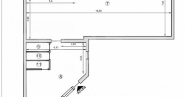 Spațiu comercial, 155 mp, zona Piata Unirii