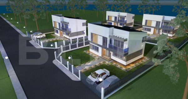Casa 4 camere, 120 mp utili, zona Dorobant Vedere Lac