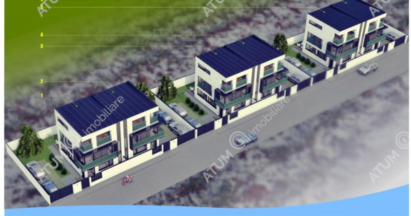 Casa moderna cu 4 camere 3 bai si teren de 214 mp zona Triaj