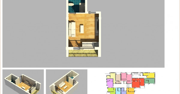 #Bloc Nou - Garsoniera 22 mp utili in Costinesti central