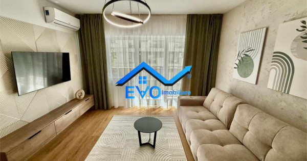 Apartament cu o camera, mobilat modern, complex Evergreen To