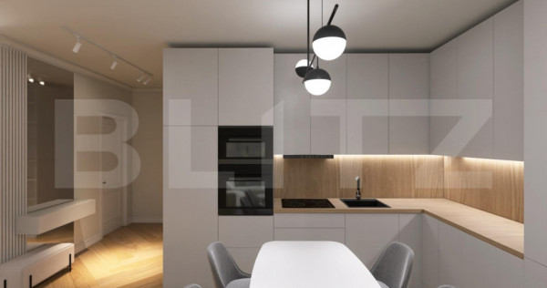 Apartament nou modern, 2 camere, centrala pe gaz si panouri