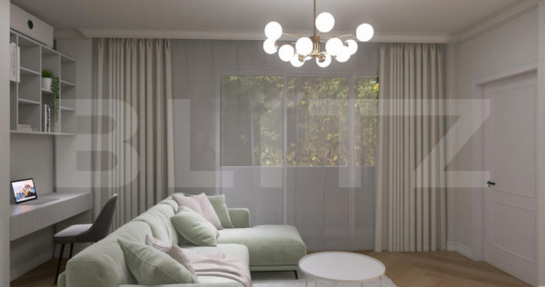 Apartament nou modern, 3 camere, centrala pe gaz si panouri