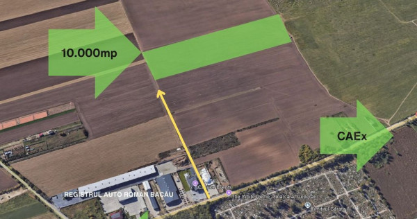Teren 10,000mp Bacau / Strada Alexandru Safran