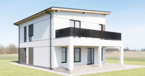 Casă individuală la roșu – 118 mp utili, teren 420 mp,