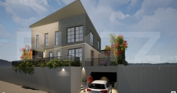 Casa individuala cu 4 camere, garaj, 180 mp, panorama deoseb