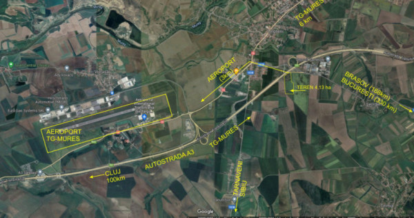 Oportunitate de investitie, teren extravilan 41.356 mp, Ungh