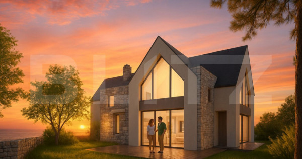 Vila 1 din Proiectul SUNRISE RESIDENCE langa padurea Faget