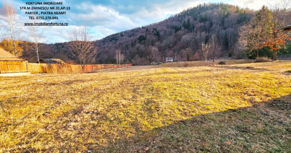 Teren Ideal casa de vacanta/Pastravarie,sat Cuejdiu,com.Garcina