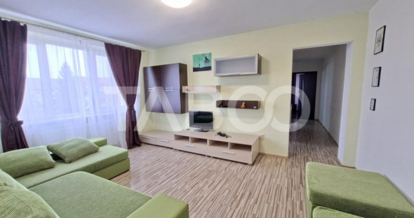 Apartament cu 3 camere si balcon de inchiriat in Sibiu zona