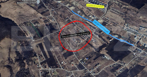 Teren Extravilan 6300 - potrivit pentru investitie