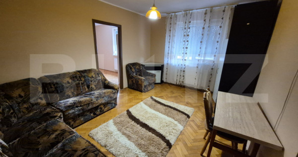 Apartament cu 2 camere de inchiriat, 64 mp, Central, langa T