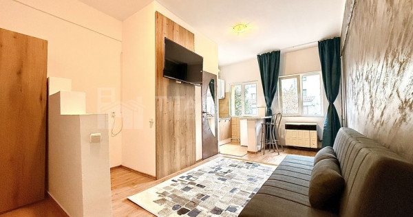 Garsoniera cocheta, mobilata si utilata - langa Afi Mall