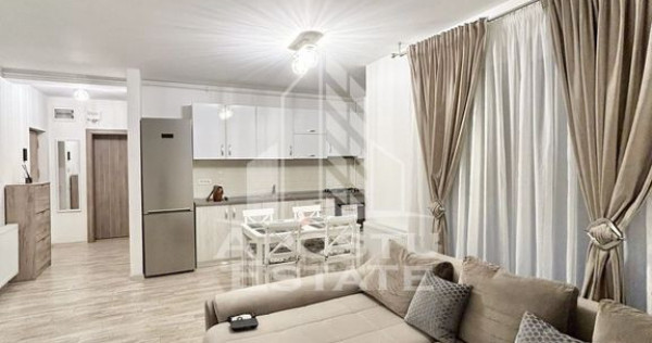 Apartament cu 2 camere complet mobilat si utilat, la part...