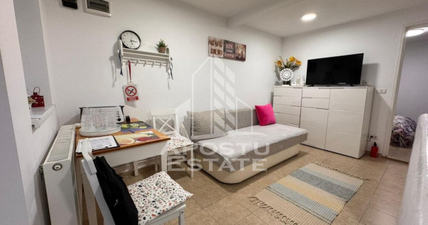 Apartament cu o camera, centrala proprie, AC, zona Lipovei