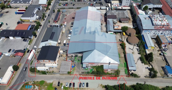 Spațiu industrial de 762mp si inaltime 7m în zona Depoz...