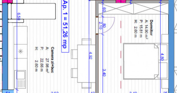 COMISION 0 !! Apartamente 1-3 camere, 37-60 mp, intermediar,