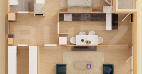 Apartament 2 camere, 68.68 mp, Aleea Sadoveanu