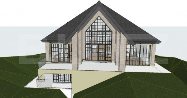 Teren 1206 mp cu AC Valabila pentru Vila LUX D+P+M (593,61 m