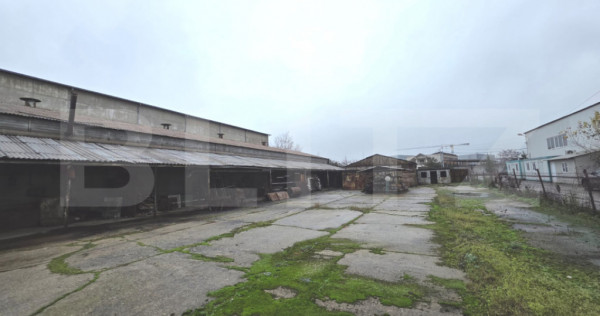 Teren 2.412 mp, hală 600 mp &ndash; front 32.5 m, zona Centura