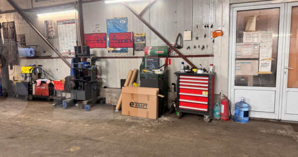 Hală Service Complet Utilată &ndash; La Strada Principală, Zo