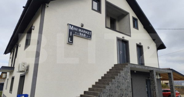 Cladire mixta, magazin, bar, spatiu birouri, Letcani