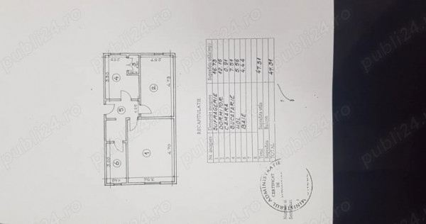 ZONA CENTRALA-2 CAMERE DECOMANDAT, ETAJ 3, CENTRALA GAZ