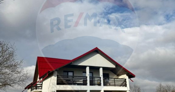 Vilă cu 7 camere de v&acirc;nzare+teren 2200 mp, Darza-Crevedia