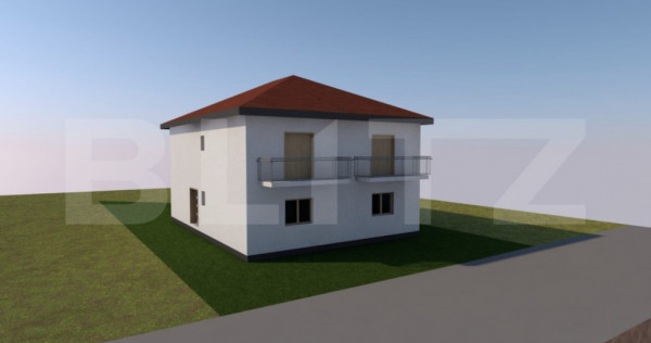 Dupex de vanzare, 120 mp utili, 150 mp de teren, zona Fagulu