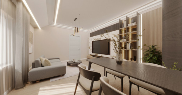 Apartament 3 camere, decomandat, confort 1 &ndash; bloc nou, fin